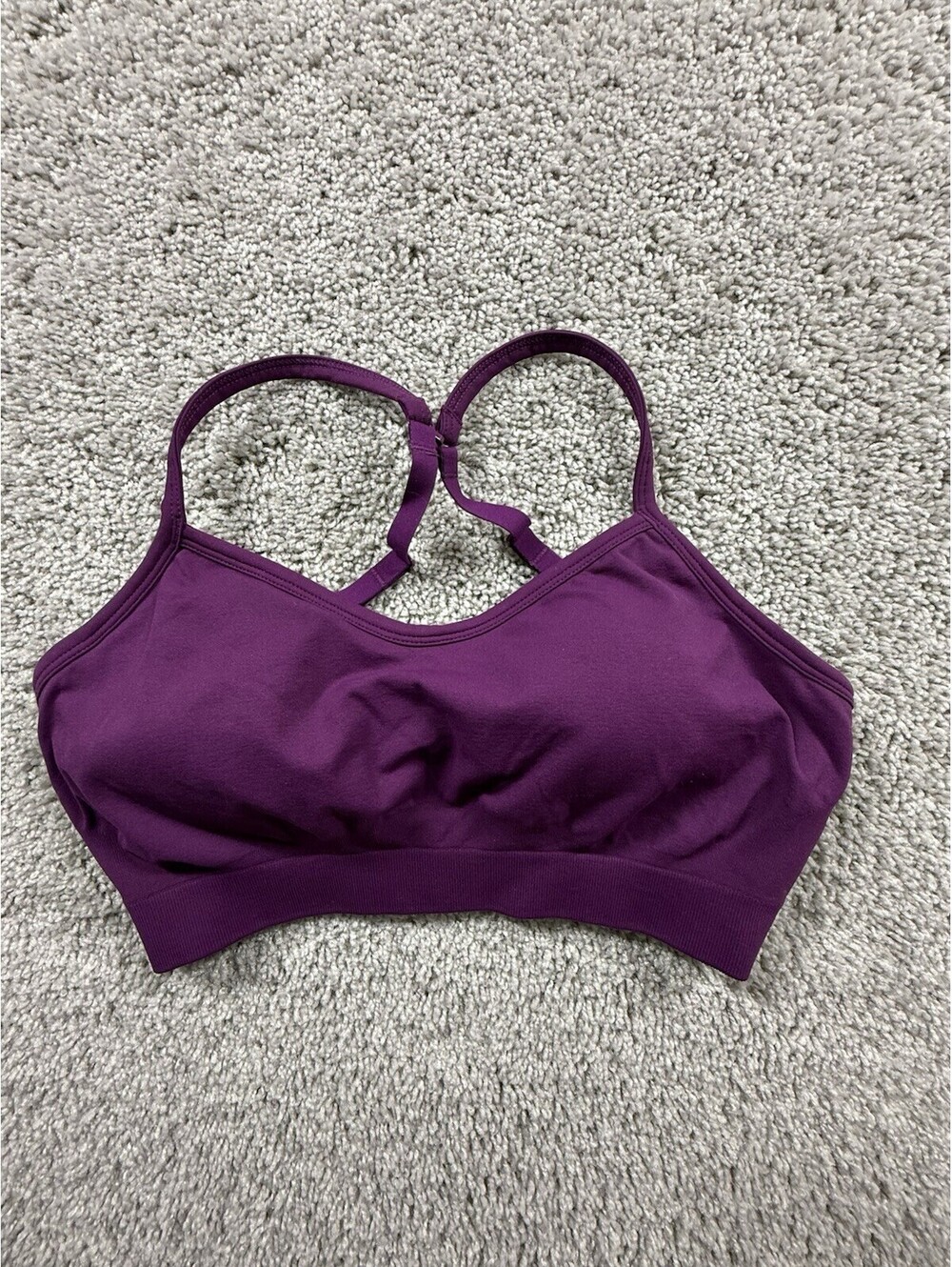 NWOT Athleta Renew Sports Bra D-DD Cup Size Small Mulberry $49